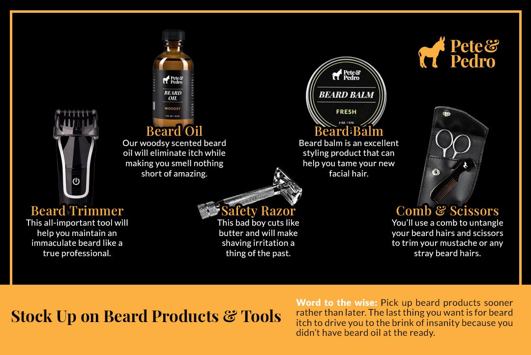 Stock Up on Beard Products and Tools