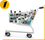 Shop & Earn (Shopping Cart Image)